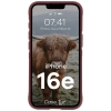Pancerne etui Bizon Case Tur do iPhone 16e, burgundowe