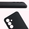 Silikonowe etui Bizon Soft Case do Galaxy S25 FE, czarne
