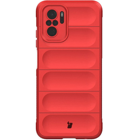 Pancerne etui Bizon Case Tur do Xiaomi Poco M5s / Xiaomi Redmi Note 10 / 10s, czerwone