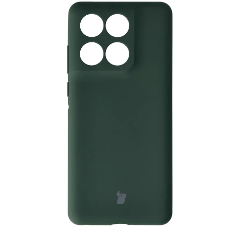Silikonowe etui Bizon Soft Case do Motorola Edge 60 Fusion / 60, ciemnozielone