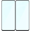 Szkło hartowane Bizon Glass Edge Duo do Realme C71 4G, czarna ramka, 2 sztuki