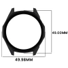 Etui ze szkłem do zegarka Bizon Case+Glass Watch do Huawei Watch GT6 46 mm, czarne