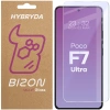 Elastyczne szkło hybrydowe Bizon Glass Mule do Xiaomi POCO F7 Ultra