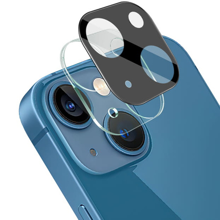 2x Szkło + szybka na aparat Bizon Edge 2 Pack do iPhone 14 Plus