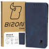 Etui z klapką Bizon Case Pocket Pro do iPhone 15, granatowe