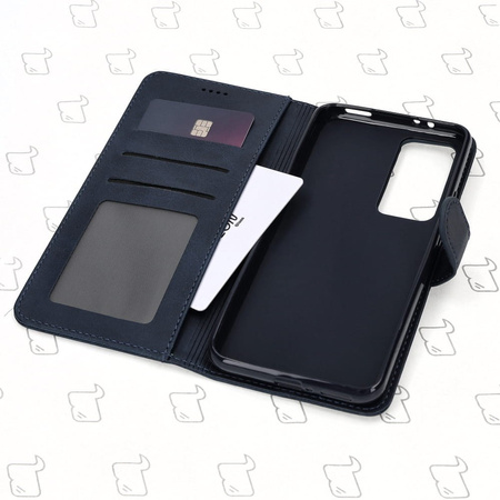 Etui Bizon Case Wallet do Xiaomi 12T/12T Pro, granatowe