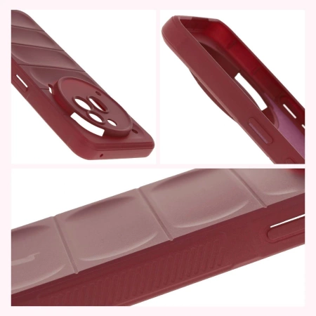 Pancerne etui Bizon Case Tur do Nothing Phone (3a) Pro, burgundowe