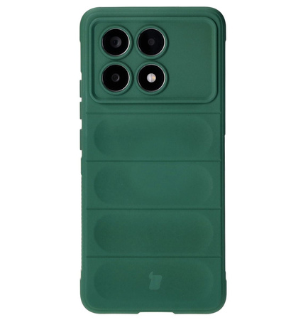 Pancerne etui Bizon Case Tur do Xiaomi Pocophone X6 Pro, ciemnozielone