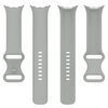 Silikonowy pasek Bizon Strap Watch Silicone S do Google Pixel Watch 3/Watch 2/Watch 1 41mm, szary