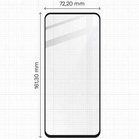 2x Szkło + szybka na aparat BIZON Edge 2 Pack do Realme C67 4G