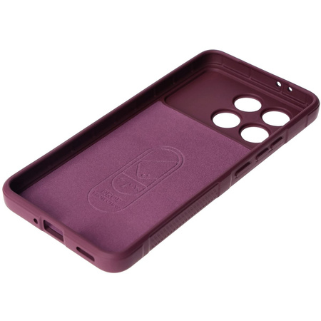 Pancerne etui Bizon Case Tur do Xiaomi Poco F6 Pro, ciemnofioletowe