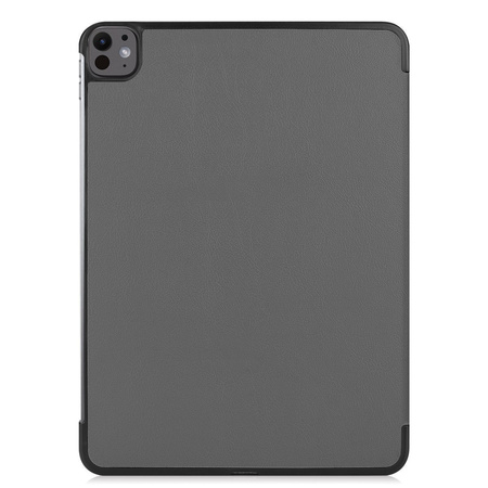 Etui Bizon Case Tab Croc do iPad Pro 13" 2025 / 2024, szare