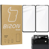 2x Szkło + szybka na aparat Bizon Edge Pack do Google Pixel 6