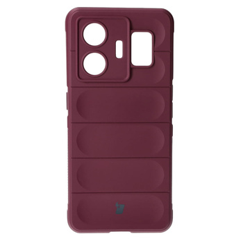 Pancerne etui Bizon Case Tur do Realme GT3, burgundowe