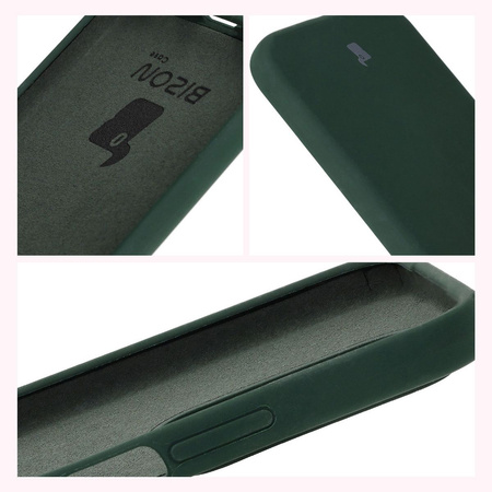 Silikonowe etui Bizon Soft Case do Honor 200 Lite, ciemnozielone