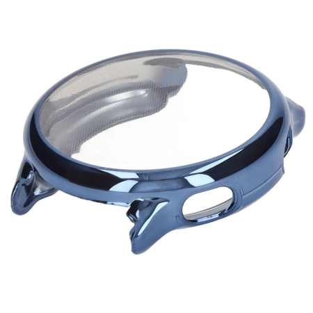 Etui z osłoną ekranu Bizon Case Watch Felipe do Garmin Vivoactive 6, niebieskie