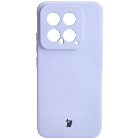 Etui Bizon Case Silicone Sq do Xiaomi 14, jasnofioletowe