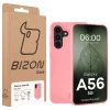 Etui z recyklingu Bizon Case ReLeaf do Galaxy A56 5G, różowe
