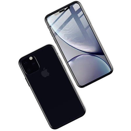 2x Szkło + szybka na aparat Bizon Edge Pack do iPhone Xs Max