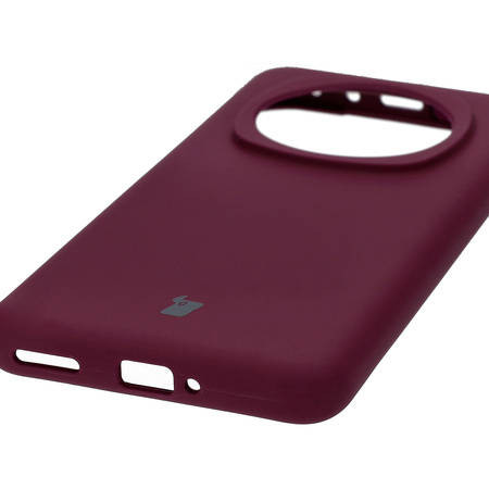 Silikonowe etui Bizon Soft Case do Honor Magic6 Pro, ciemnofioletowe