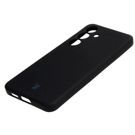 Etui Bizon Case Silicone Sq do Galaxy S24, czarne