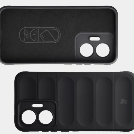 Pancerne etui Bizon Case Tur do Xiaomi POCO F7, czarne