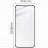 2x Szkło + szybka na aparat Bizon Edge Pack do iPhone 12 Mini