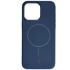 Silikonowe etui z pierścieniem magnetycznym Bizon Soft Case Magnetic do iPhone 14 Pro Max, granatowe