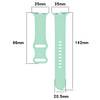 Pasek Bizon Strap Watch Silicone S do Apple Watch 44/45/46/49 mm, miętowy