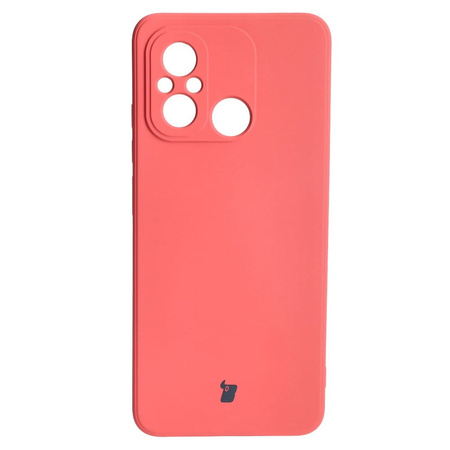 Etui Bizon Case Silicone Sq do Xiaomi Redmi 12C, brudny róż