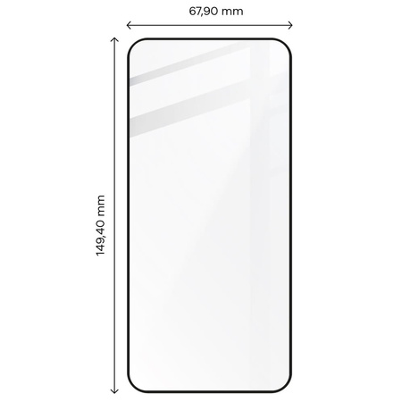 2x Szkło + szybka na aparat Bizon Edge 2 Pack do Xiaomi 13